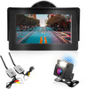 Pyle Wireless Backup Rear View Camera Waterproof Car Parking Rearview Reverse SafetyVehicle Monitor System w 43 Video Co