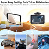 Backup Camera Easy Setup PlugPlay HD 1080P NoDelay Waterproof Clear Night Vision Rear View Camera with Monitor for Car T