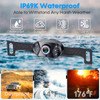 Backup Camera Easy Setup PlugPlay HD 1080P NoDelay Waterproof Clear Night Vision Rear View Camera with Monitor for Car T
