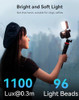 SmallRig P96 LED Video Light Portable Camera Lights 96 LED Beads for Photography Video Lighting Rechargeable 2200mAh CRI