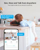 ZOSI Indoor Security Camera 2Pack 1080P Home WiFi Camera with Phone App Smart Motion Detection2 Way Audio Night VisionC6