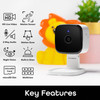 Geeni Peek Indoor WiFi Security Camera 1080p HD Smart Cam with Motion Alerts 2Way Audio Night Vision Alexa Google Home C