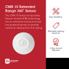 Sensor Switch CMR 10 Contractor Select Extended Range Passive Infrared Ceiling Mount Occupancy Sensor White