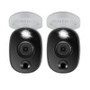 Swann 2 Pack SWPRO4KWLB AddOn DVR Bullet Security Camera System with Sensor Spotlight 4K Indoor or Outdoor Design Dusk t