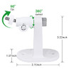 2Pack Adjustable Wall Mount for Eufy Security Indoor Cam P24 and E220 NoDrill Mounting Bracket for Eufy Security Indoor