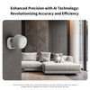 Aqara Zigbee Presence Sensor FP1E mmWave Radar Wired Motion Sensor AI Spatial Learning Supports HomeKit Alexa Google Hom