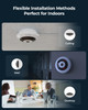 REOLINK 6MP PoE IP Fisheye Camera with 360 View Surveillance for HomeOffice Security Smart Human Detection Two Way Talk