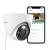 REOLINK 4K PoE Security IP Camera Turret Camera Outdoor with 3X Optical Zoom 28mm8mm Lens 110 Degree Wide View 100ft Col