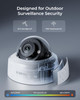 REOLINK 4K8MP PoE IP Security Camera Turret Surveillance Color Night Vision with 3000K Spotlights IK10 Vandal Proof Huma