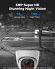 REOLINK Wired Security Camera Outdoor IP PoE Dome Surveillance Camera Smart HumanVehicle Detection Work with Smart Home