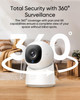 eufy Security Indoor Cam C210 Home Security Camera 1080p Resolution 360 PTZ Plugin Security Indoor Camera with 24G WiFi