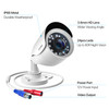 ZOSI 4 Pack HDTVI 1920TVL 1080p Home Security Camera Outdoor Indoor Weatherproof Surveillance CCTV Bullet Camera with 80