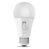 Feit Electric LED ThreeColor Selectable Builtin Motion Sensor Intellibulb A19 with an E26 Medium Base Light Bulb 60W Equ