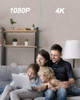 Swann Home Security Camera POE Cat5e NVR 4K HD Video Indoor Outdoor Wired Surveillance CCTV Color Night Vision Heat Moti