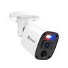 Swann AddOn DVR Flashing Light Bullet Camera with Sensor Spotlight 4K UHD Video Indoor or Outdoor Design Dusk to Dawn Co