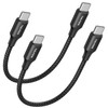TOSUPERS 3ft 2 Pack USB C to USB C Cable Fast Charging 60W PD Type C Charger Cord for iPhone 16 15 Pro Max Plus for Sams
