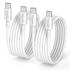 etguuds Long USB C to USB C Cable 10ft 2Pack 60W Type C to C Charger Cord Fast Charging for iPhone 16 15 Pro MaxProPlus