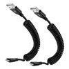 for iPhone 16 Car Charger Cable 2Pack 3FT Retractable USB C Cable Coiled Charging Cord for iPhone 1717 Pro Max17 Air16e1