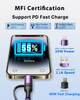 4 in 1 Charging Cable 2Pack 66ft 60W Fast Charging USB C Cable 20W iPhone Charger Cord Lightning Cable Multi Charging Ca