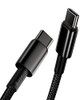 Baseus USB C Cable 100W PD 5A QC 40 Fast Charging USBC to USBC Cable Zinc Alloy Nylon Braided Type C Charger Cord for iP