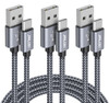 3 Pack 3ft USB to USB C Cable Fast Charging USB A to Type C Charger Cord for iPhone 16 15 ProPro MaxPlus Samsung Galaxy