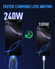 240W USB C Cable 6FT USBC to USBC Fast Charging Type C Fast Charge Cord Compatible with iPhone 171615PlusPro Max Samsung