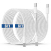 USB C to C Charging Cable 6ft 60W Fast Type C to C Charger Cord Long for Apple iPhone 17 Pro Max17 Air16 Pro Max15 Plus