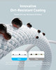 Anker Zolo USB C to USB C Cable Braided and DirtFree TypeC Fast Charging Cable Slim Connector for iPhone 17 Series MacBo