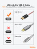 CableCreation Short USB C Cable 08FT USB A to USB C Braided Fast Charging Type C Data Cord for iPhone 151617Galaxy S22iP