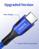XIAWAO USB to USB C Cable 6 Pack for iPhone 17 16 15 Charger Cord Type C Charger Fast Charging for Samsung Galaxy S25 S2