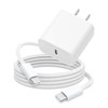 6FT 20W USB Type C Fast Charger Block for iPhone 16e 17 16 15 Pro MaXAirPods 4 4th AirPods Pro 3 2 2nd iPad Pro Air 1312