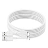 Short Car Charger for iPhone 17 16 15 Pro USB A to USB C Cable for Carplay Cable Charger Charging Cord Type C for iPhone