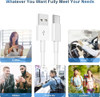 Short Car Charger for iPhone 17 16 15 Pro USB A to USB C Cable for Carplay Cable Charger Charging Cord Type C for iPhone