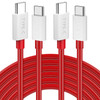 100W USB C to USB C Cable for OnePlus 15 13 9 Pro 8T 65W for WarpCharge Cable 65A Super Fast Charge Cord Compatible with