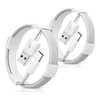 2 Pack Car Carplay Cable for iPhone 16E 15 Pro Max Car Charger iPhone 15 Charger iPhone 16 15 Carplay Cable USB a to USB