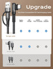 AINOPE 240W Long USB C Cable Multi 4 in 1 Charging Cable Fast Charging C Type Charger Fast Charge USB to USB CRight Angl