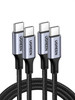 UGREEN USB C to USB C Cable 100W 2Pack USB C Charger Cable for iPhone 1717 Air17 Pro17 Pro Max16 MacBook Pro iPad Pro De