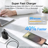 45W Super Fast Charger Block 2Pack Type C Fast Charging Block with 3FT USB C Charger Cable Compatible with Samsung Galax