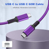 Basesailor for iPhone 17 16 Pro Max Charger CableUSB C to USBC 60W Cable 10ft2PackFast PD Charging Type C Cord for Apple