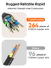CableCreation Short USB C 1ft2100W Charging Thick USBC 31 Gen 210G SyncHeavy Duty 4K60Hz USBC Display CableType C to iPh