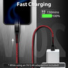 cugunu USB Lightning Cable 3 Pack 6FT iPhone Charger Apple MFi Certified Nylon Braided Fast Charging Cord Compatible wit