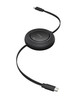 Baseus USB C to USB C Cable 100W 66ft Retractable USB C Fast Charging Cable 7Stage Length Preset Retractable Charger Cor