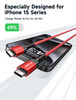 JSAUX 100W USB C to USB C Cable for iPhone 17 USBC Type C Charge Cord 5A Fast Charging Compatible with iPhone 17 Air 16
