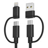 Basesailor for Samsung Galaxy S25 4 in 1 USB C Charger Cable 66ft60W Fast Charging Multi Charger Cord with USB A Convert