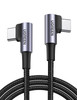 UGREEN Right Angle Cable 60W USB C Fast Charging Cable 90 Degree Compatible with iPhone 1717 Air17 Pro16 MacBook Pro iPa