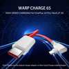 Jelanry Right Angle 6FT USB A to C Cable for OnePlus for DashWarpCharging 65W 67W 80W Fast Charging Cable Rapid Data Syn
