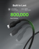 Belkin BoostCharge Pro Flex Braided USBC to USBC Charger Cable 2M66ft USBIF Fast Charging Cable for iPhone 16 Series Mac