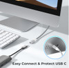 Basesailor Short USB Type C Extension Cable 066FT02M for iPhone 17 AirUSB C 31 32 Gen2 10Gbps Male to Female Extension C