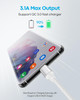 Baiwwa 2Pack 3FT USB A to USB C Cable for iPhone 16 16E 15 Type C Charger Cord Braided Fast Charging for iPhone 16 15 Pr