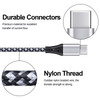 Samsung Type C Charger Cable 3Pack Nylon Braided USB A to USB C Cable 6FT Android Phone Cord for Samsung Galaxy A17 5G A